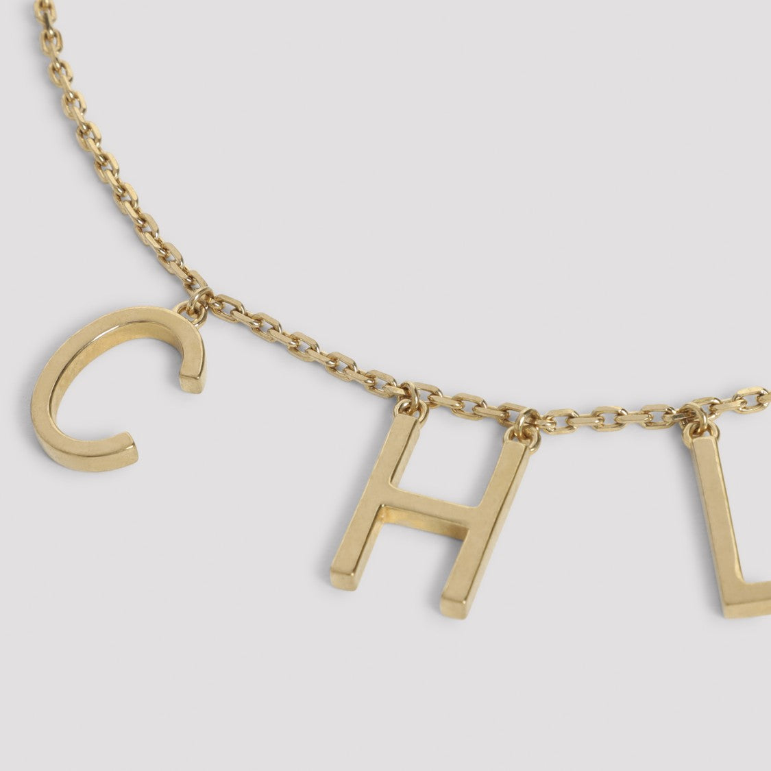 Chloé Vintage Gold Brass Necklace