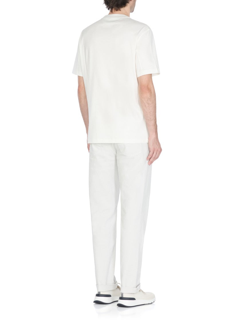 Brunello Cucinelli Essential Crew Neck Cotton T-Shirt