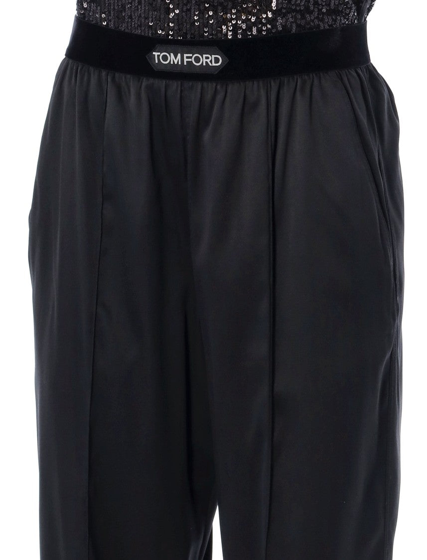 Tom Ford Logo Band Pijama Pant