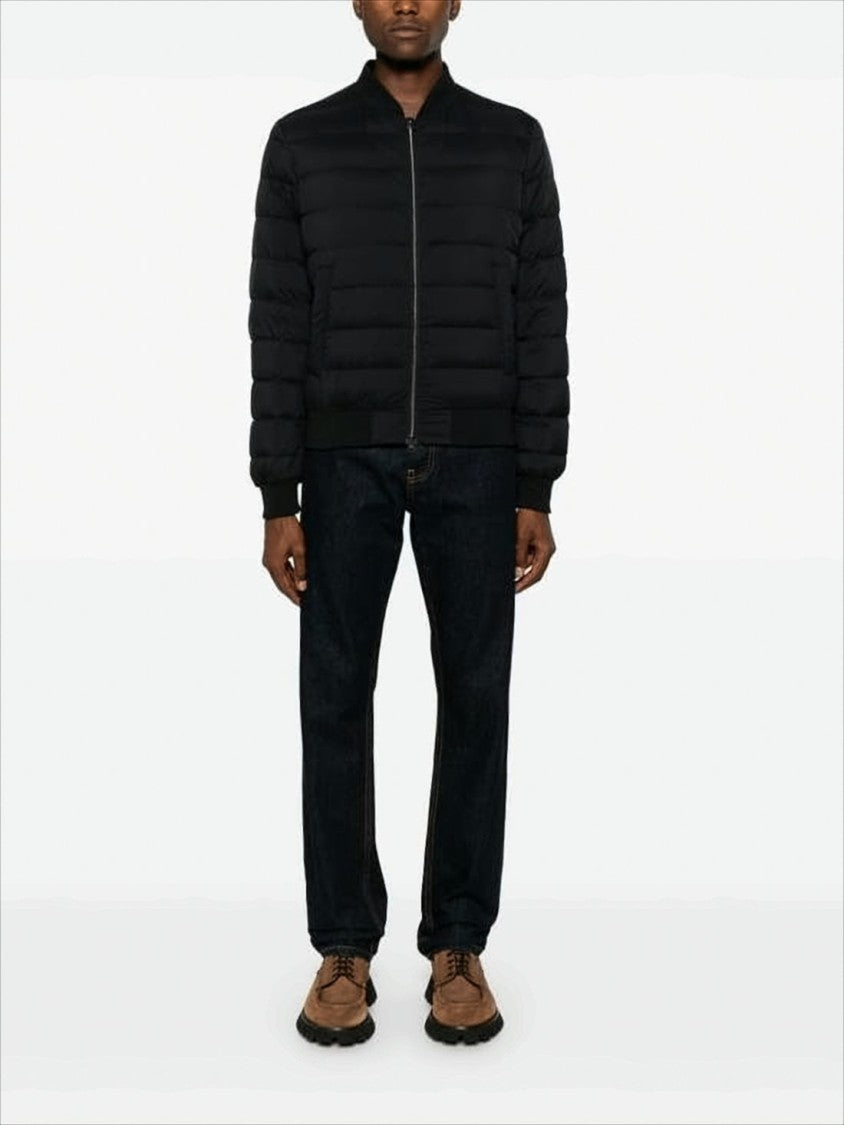Herno Quilted Bomber Jacket With Goose Down Fill