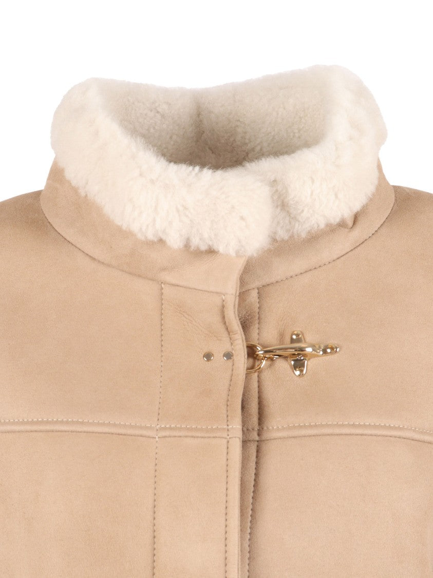 Fay Structured Short Lambskin Jacket