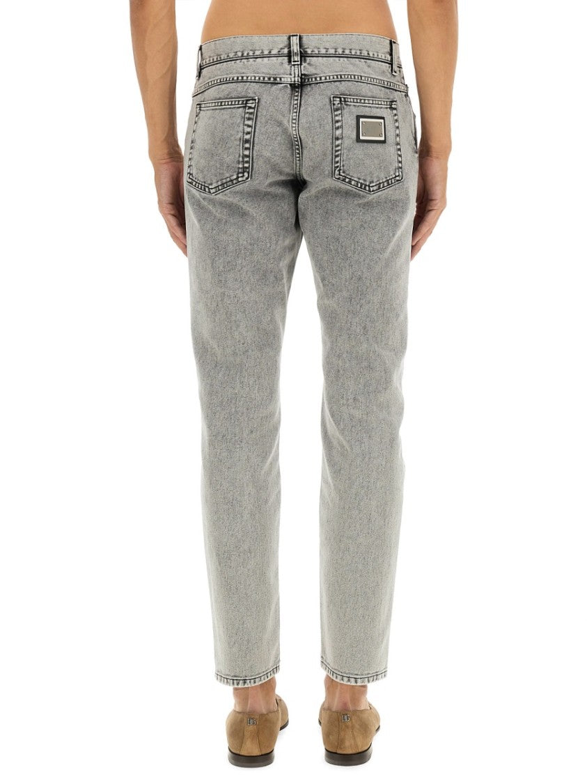 Dolce & Gabbana Regular Fit Cotton Pants