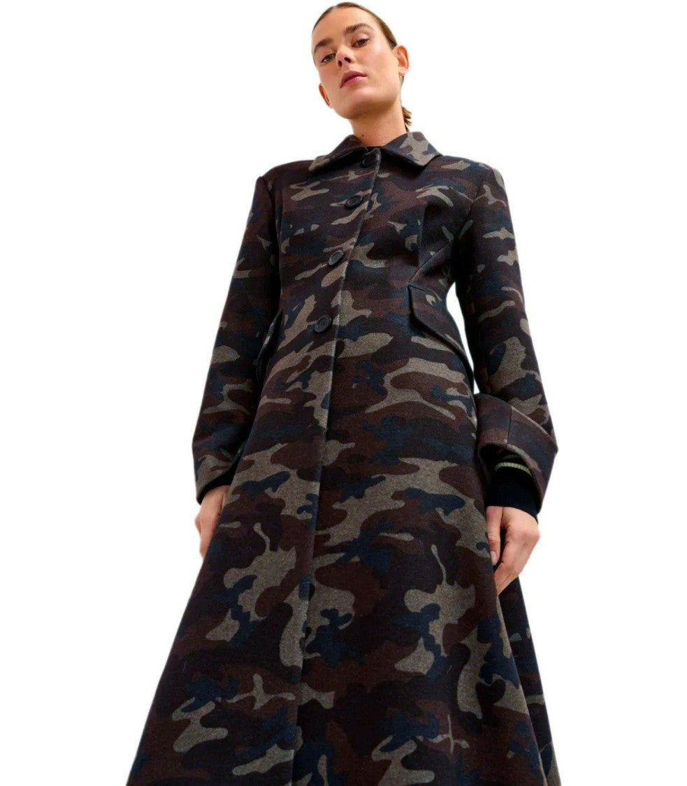 Essentiel Antwerp Ipanema Camouflage Coat