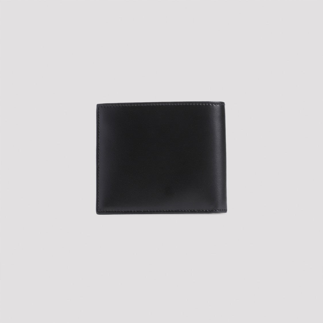Saint Laurent Black Calf Leather Wallet With Logo Emblem