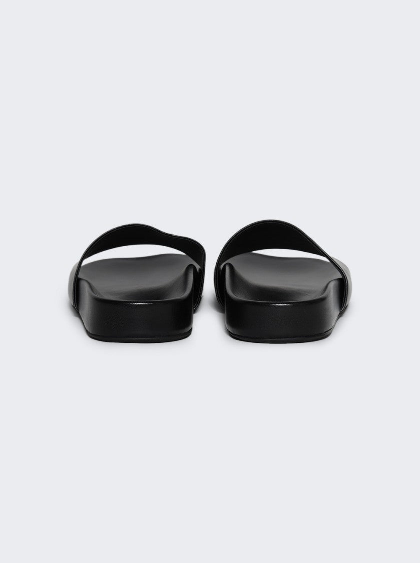 Mm6 By Maison Margiela Asymmetric Open Toe Black Sandals