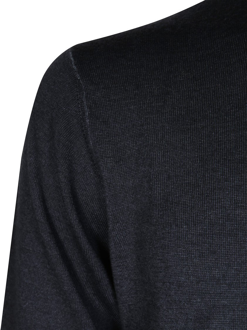 Altea Merino Wool Crew Neck Sweater With Minimalist Design