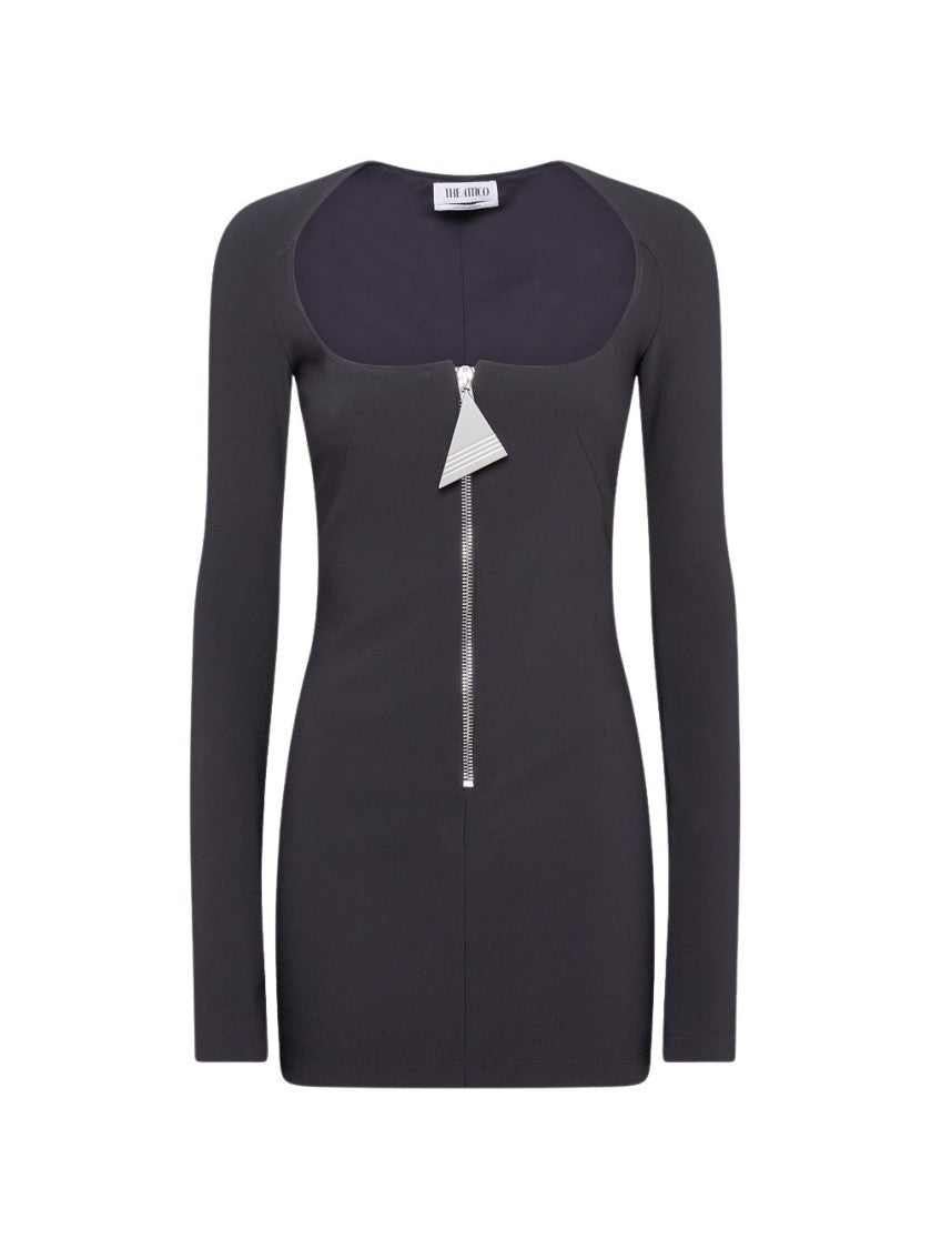 The Attico Mini Dress Black