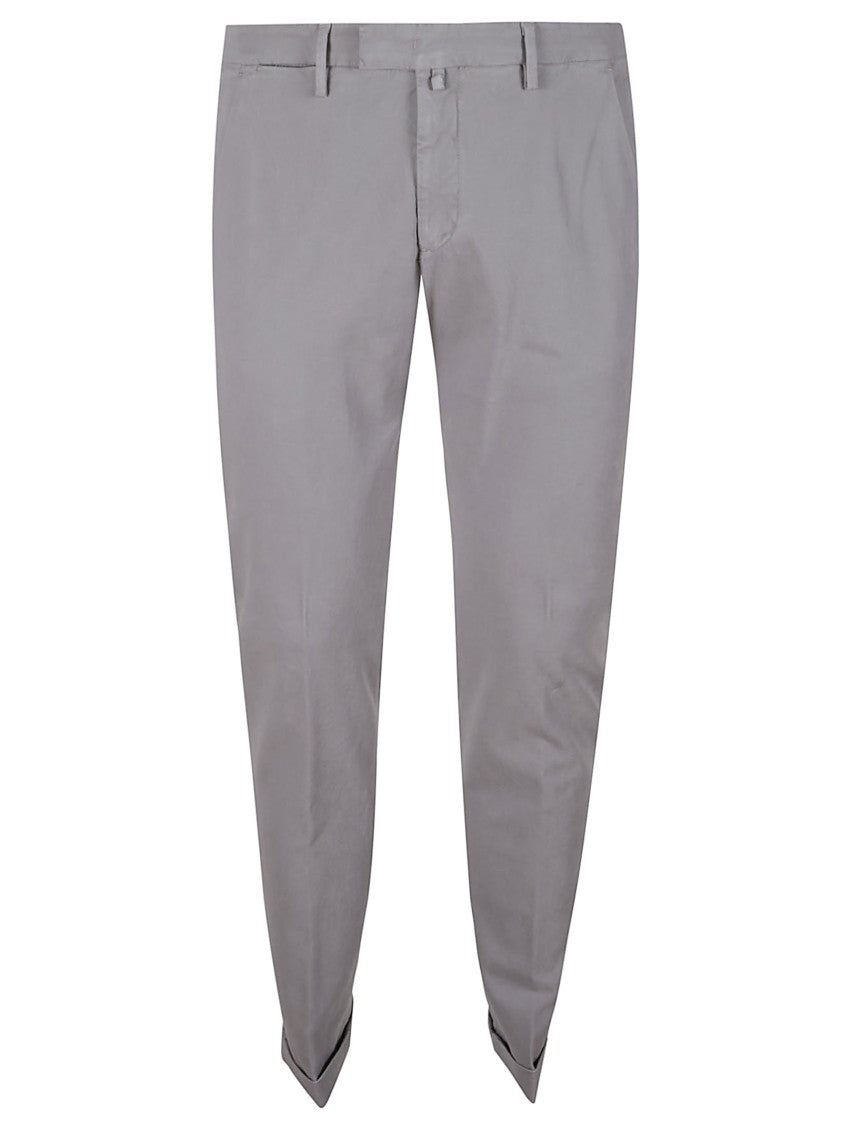 Briglia Slim Fit Tailored Grey Trousers