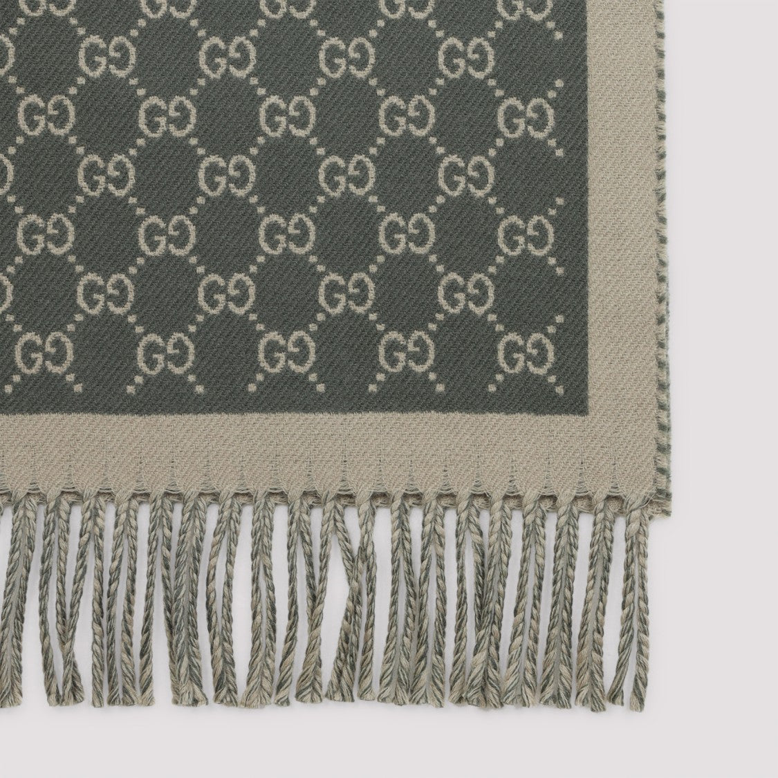 Gucci Long Rectangular Wool Scarf