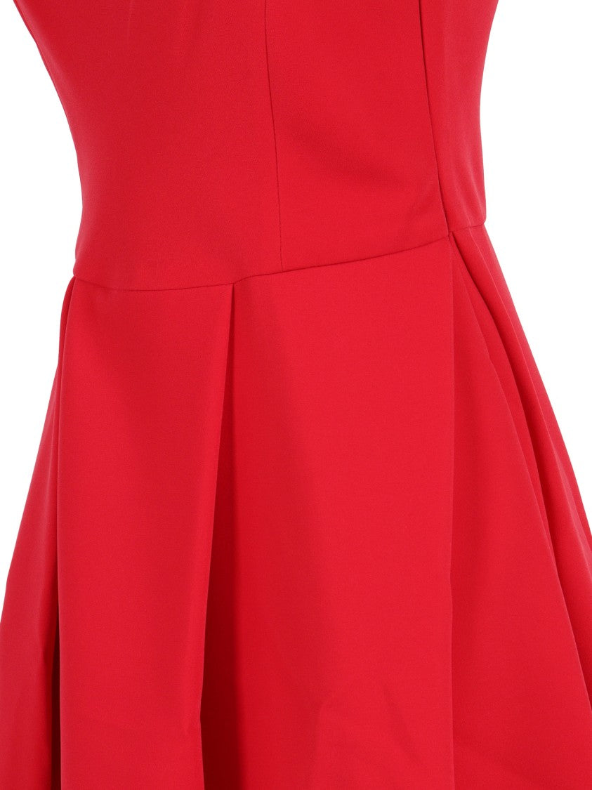 Emporio Armani Smooth Texture Dress With Straight Silhouette