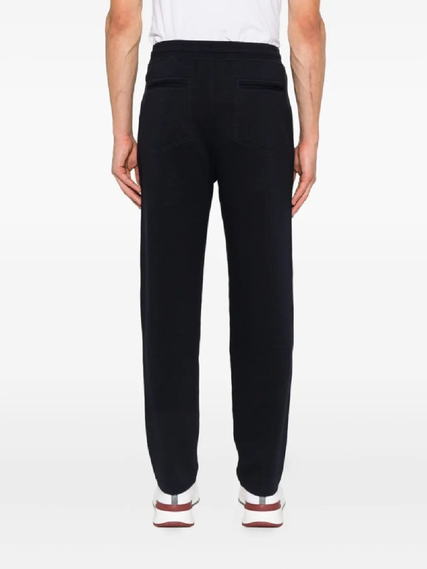 Brunello Cucinelli Straight-Leg Trousers With Drawstring Waistband