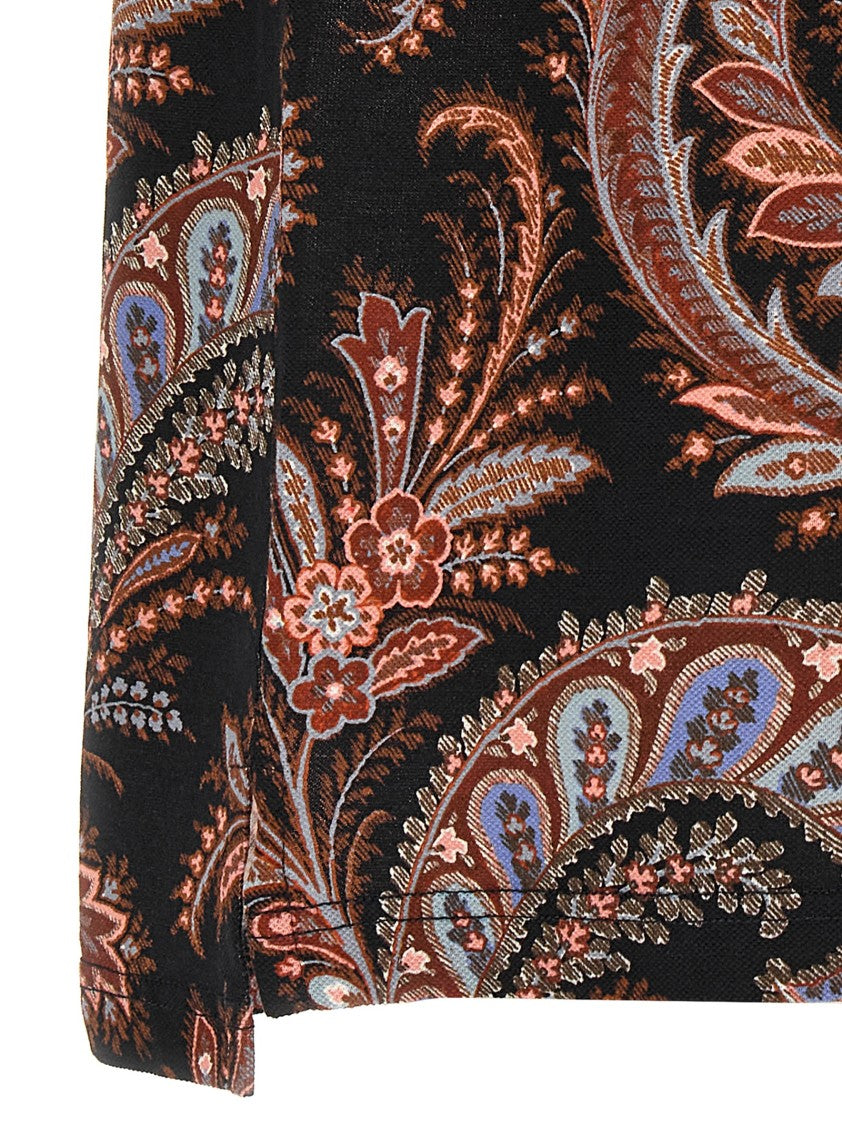 Etro Polo Paisley Flowers