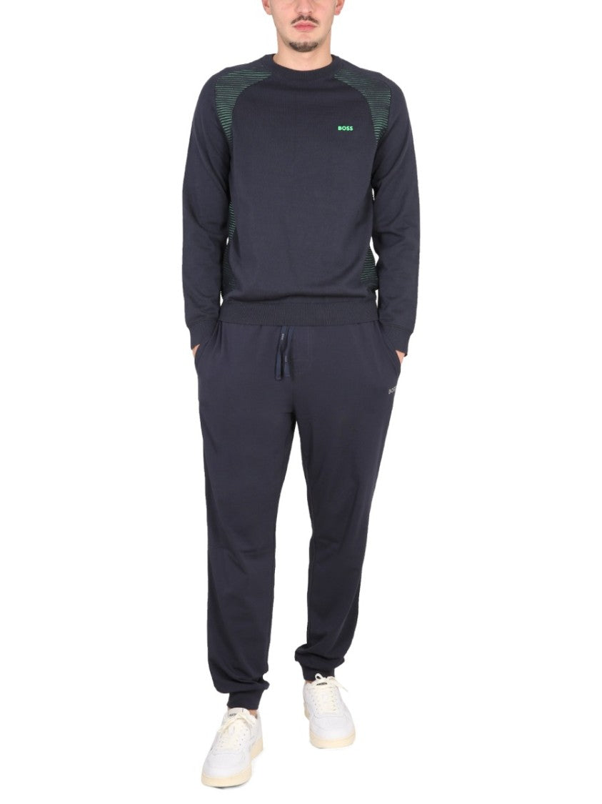 Boss Long-Sleeve Pullover Sweatshirt