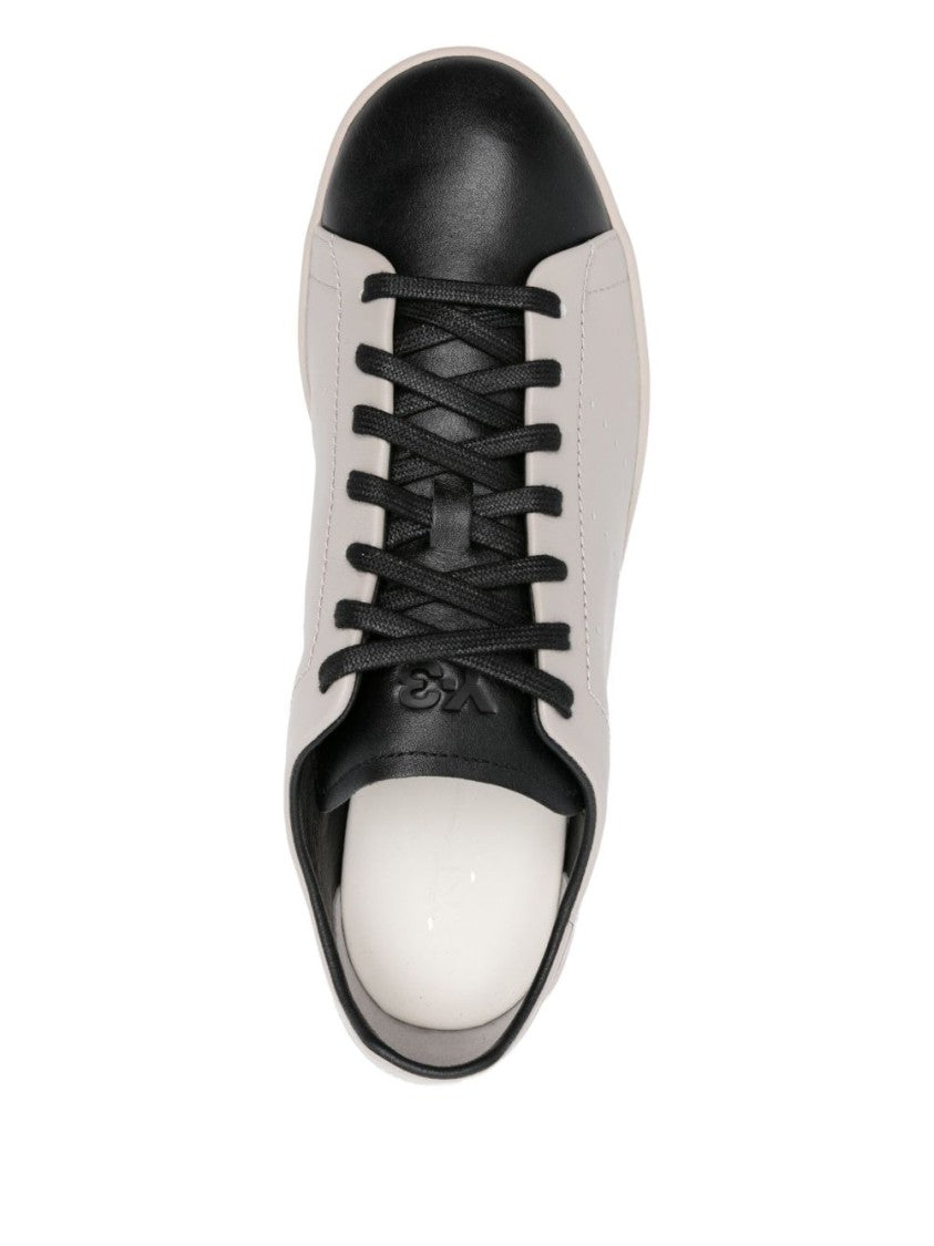 Y-3 Brown And Black Low-Top Sneakers