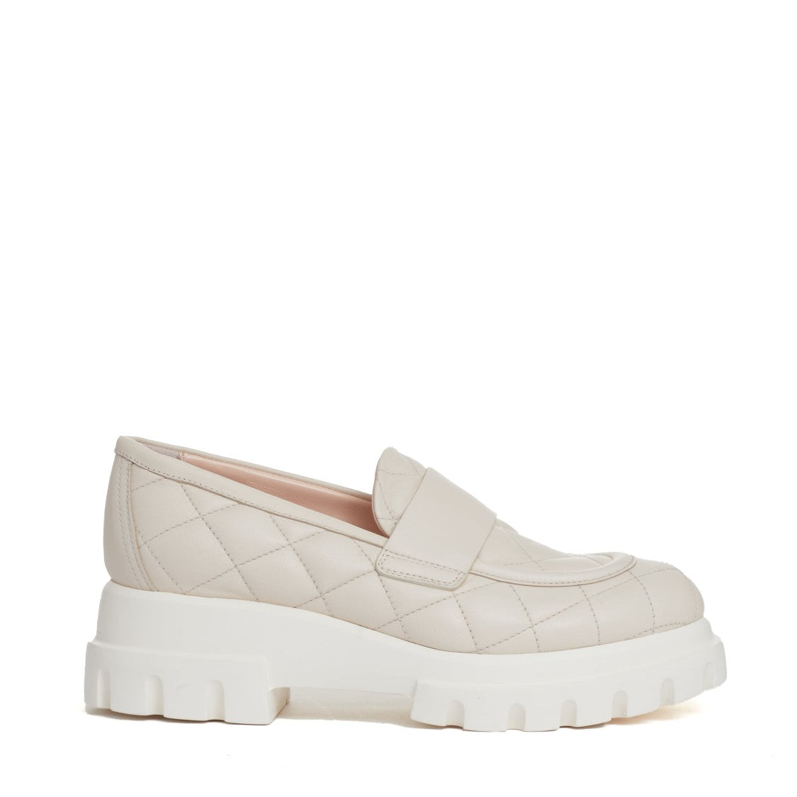 Agl Matelasse Gesso Loafer