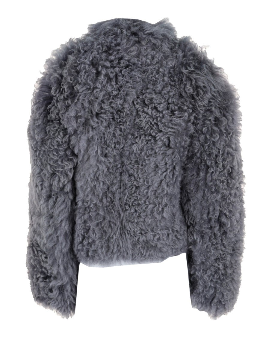 Ferragamo Shearling Cropped Jacket