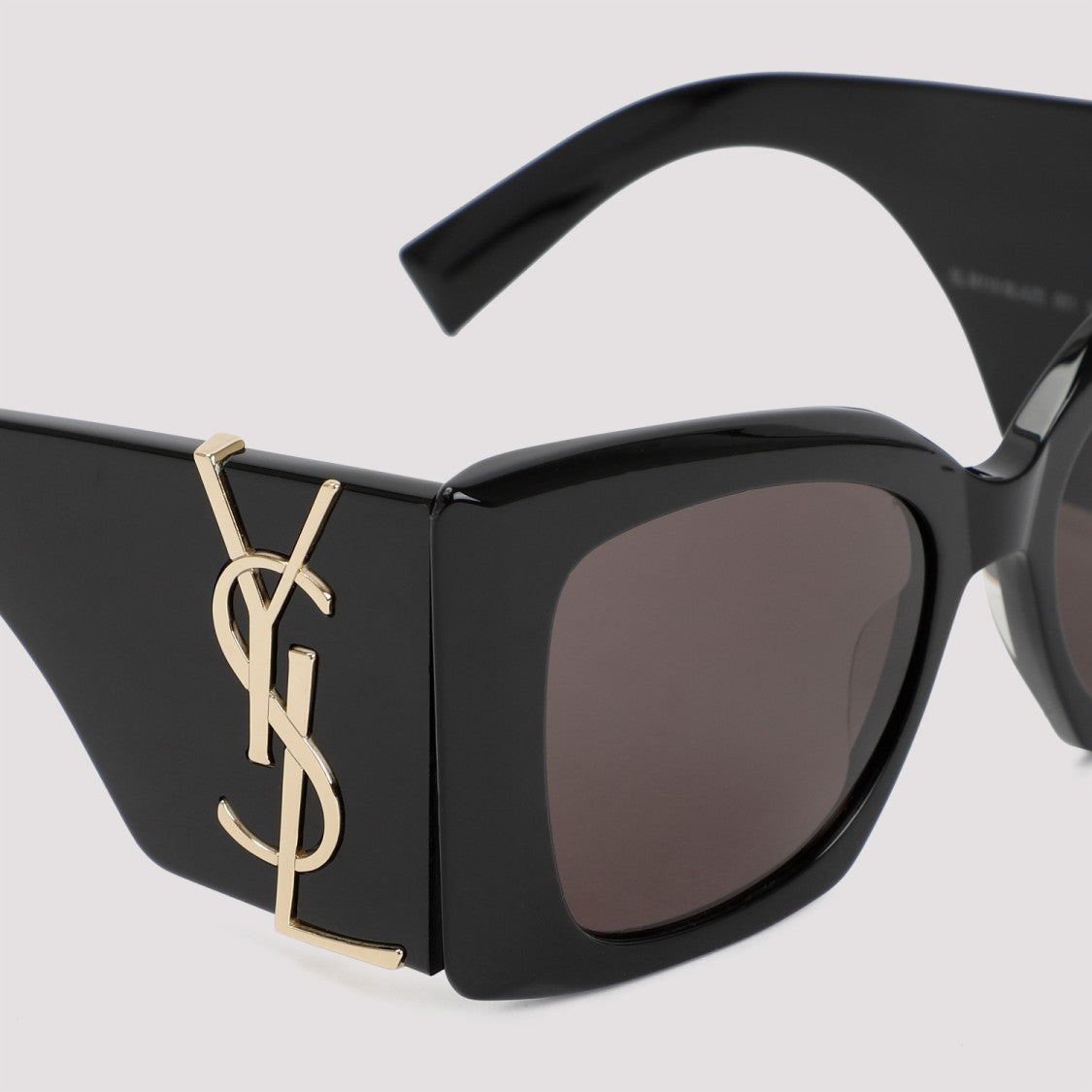 Saint Laurent Black Acetate Sunglasses