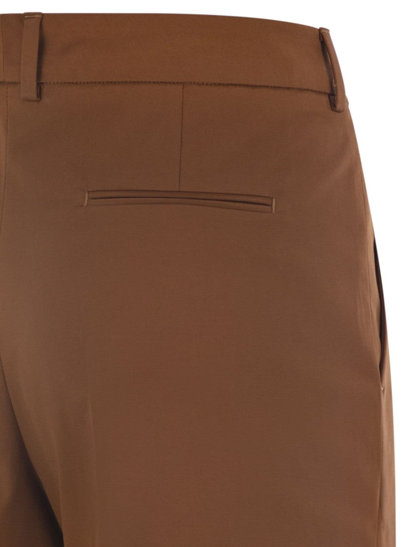 Pt Torino Anna - Stretch Cotton Gabardine Pants