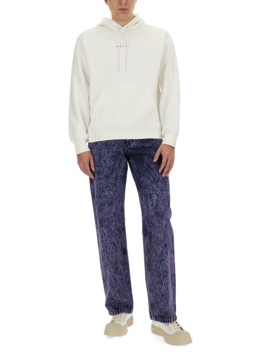 Marni Marbled Effect Jeans