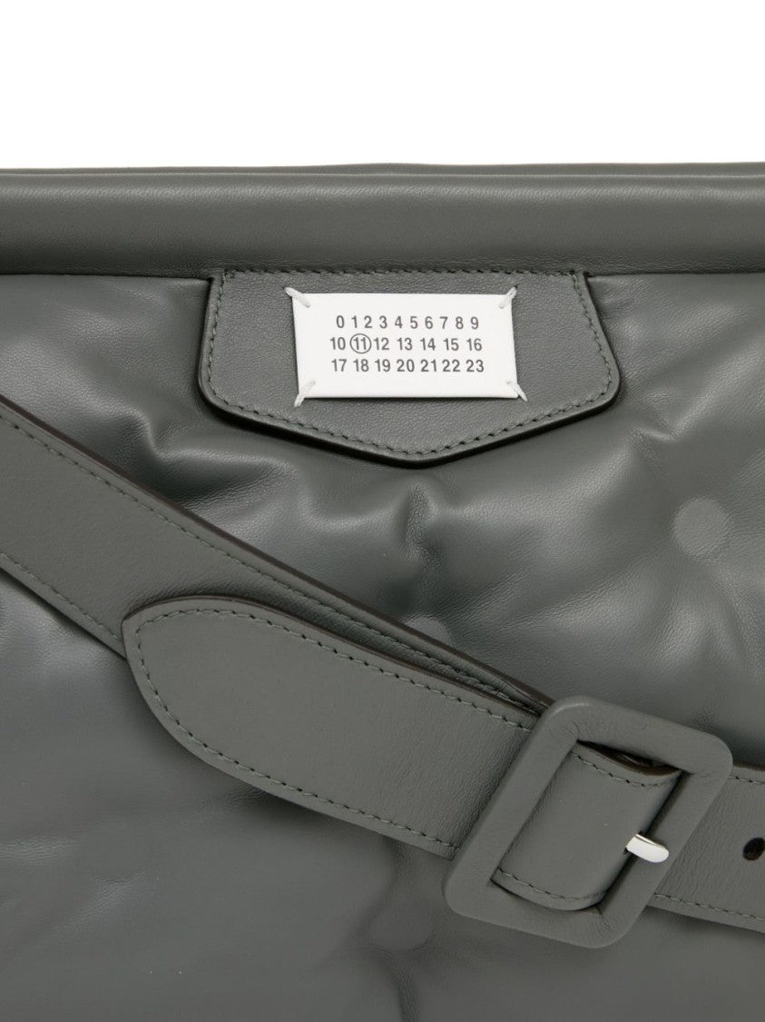 Maison Margiela Soft Lambskin Shoulder Bag With Adjustable Strap
