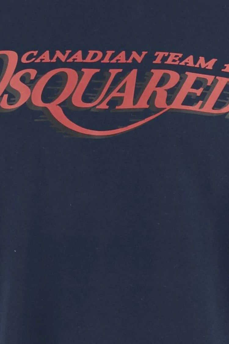 Dsquared2 Blue Cotton T-Shirt