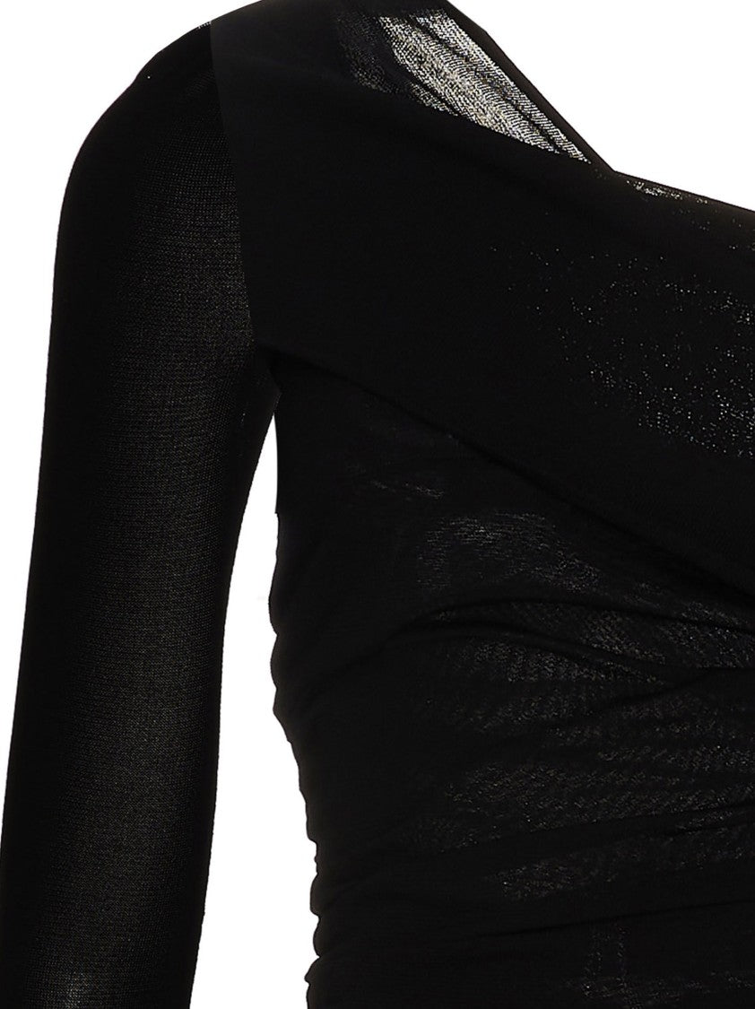 Saint Laurent Draped Long Dress