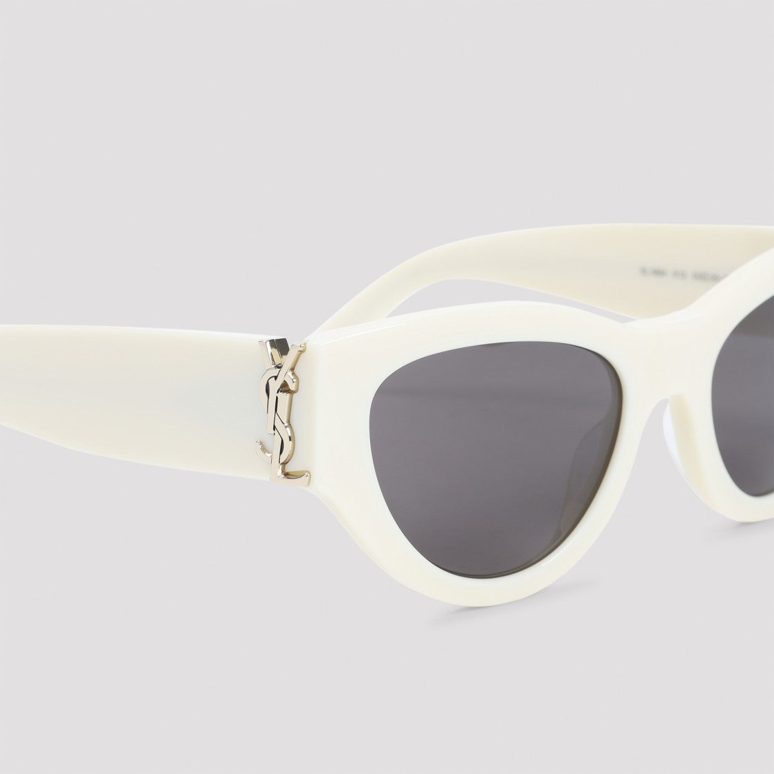 Saint Laurent Bold Cat-Eye Sunglasses With Metallic Logo Detail