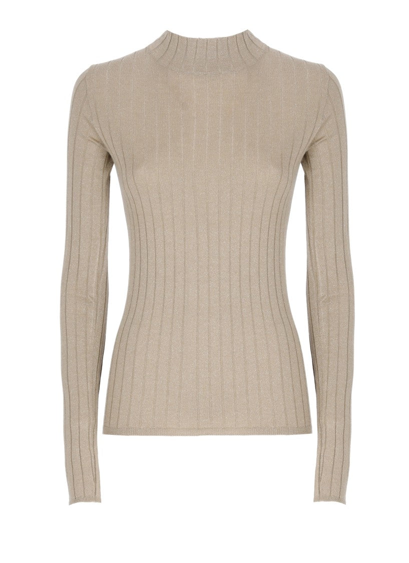 Brunello Cucinelli Beige Cashmere Blend Sweater
