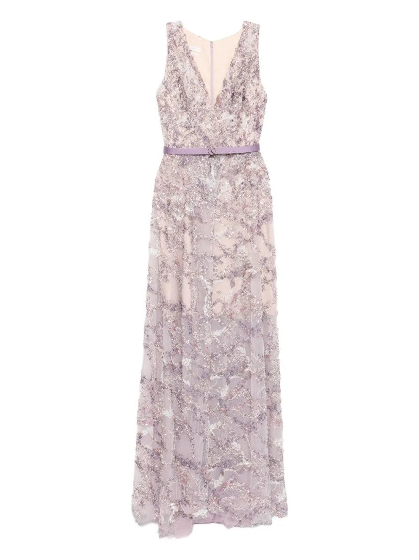 Saiid Kobeisy Embroidered Long Dress