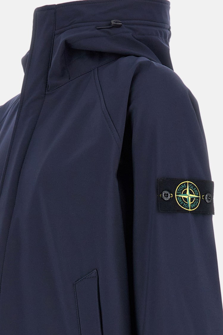 Stone Island Recycled Polyester Waterproof Jacket With Hood