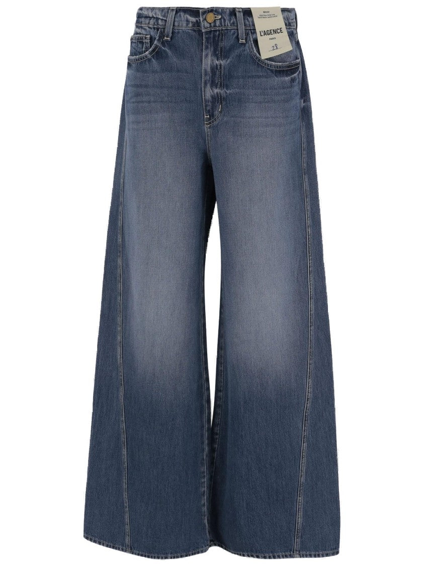 L'agence Washed Palazzo Jeans