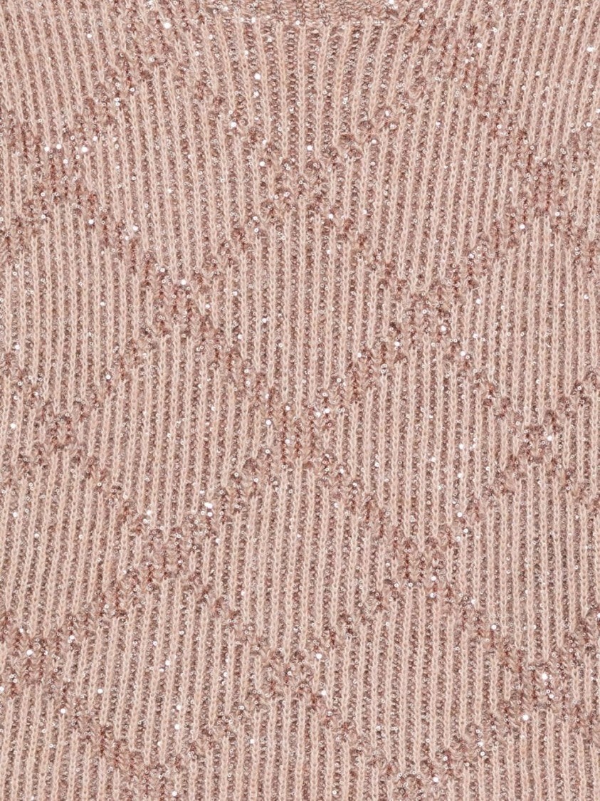 Dexterior Textured Knit Sweater With Diamond Pattern