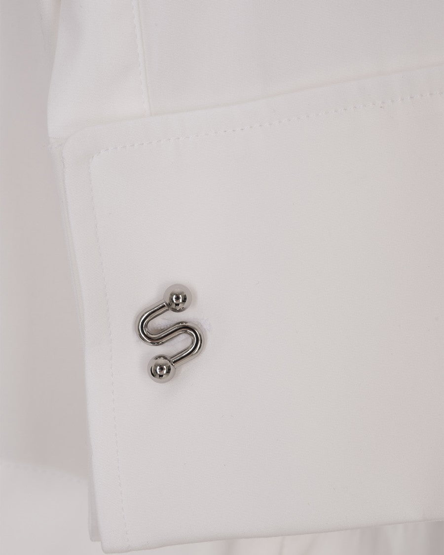 Sportmax Boxy Shirt In Optical White