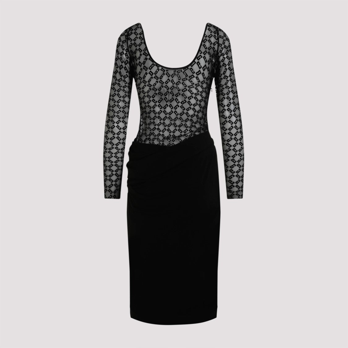 Givenchy Fitted Women's Dress With Semi-Sheer Bodice