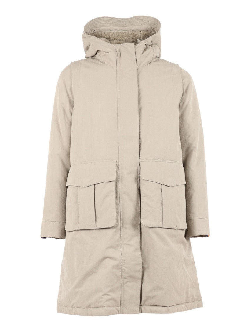 K-Way Brunil Cotton Feel Long Jacket