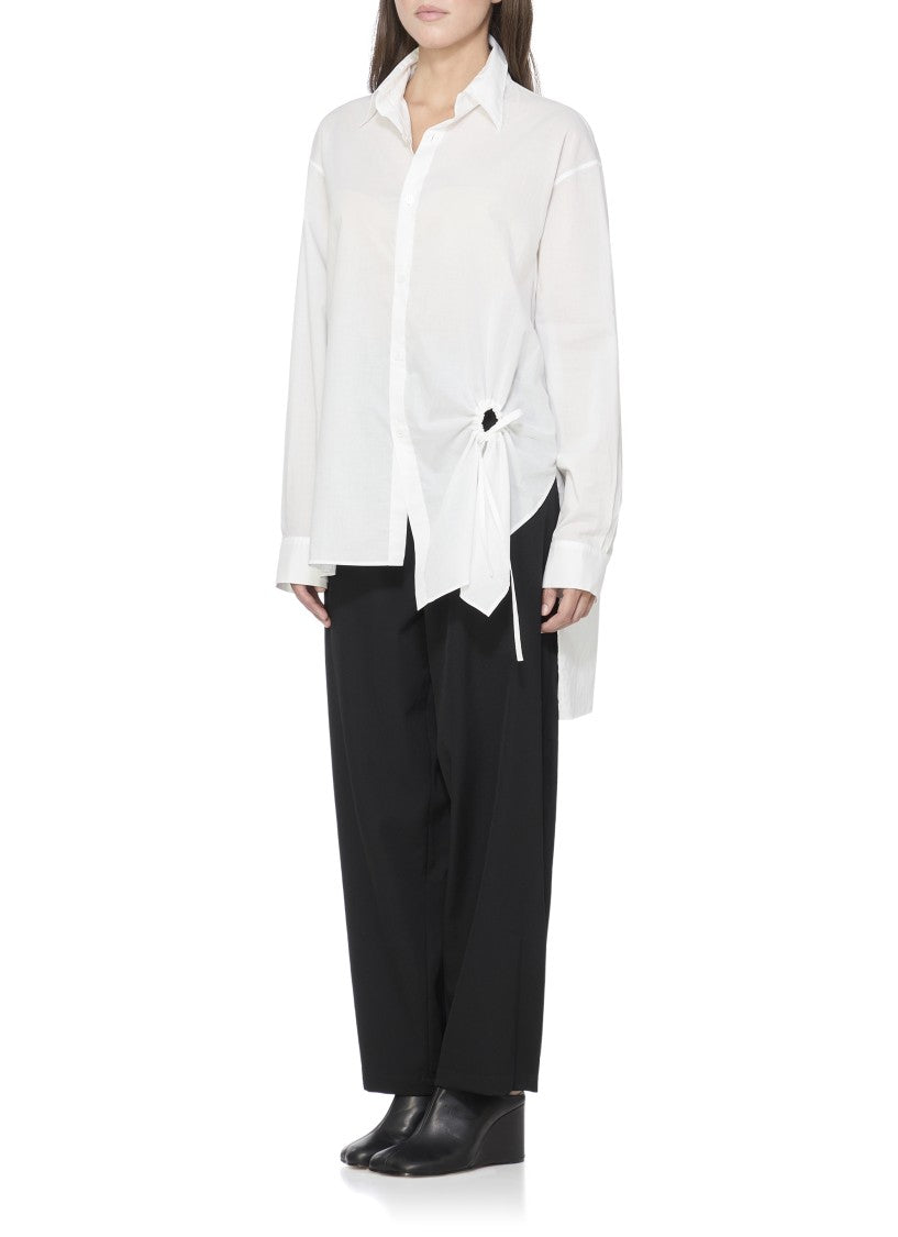 Y's White Cotton Shirt