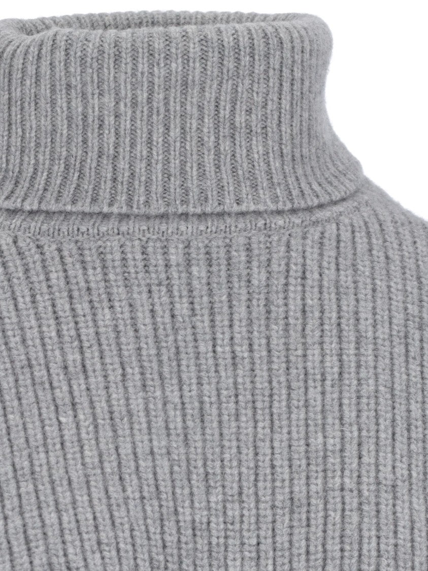 Stella Mccartney Wool And Cashmere Cape – Grey