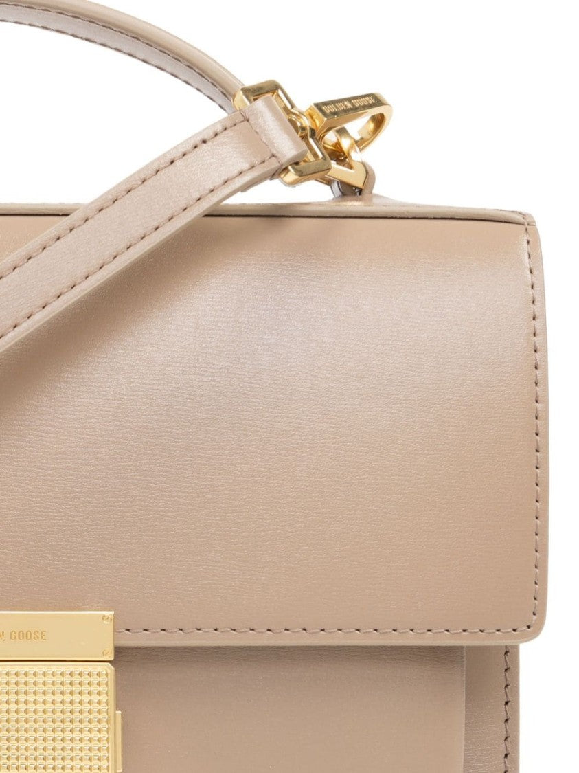 Golden Goose Structured Handbag With Gold-Tone Clasp