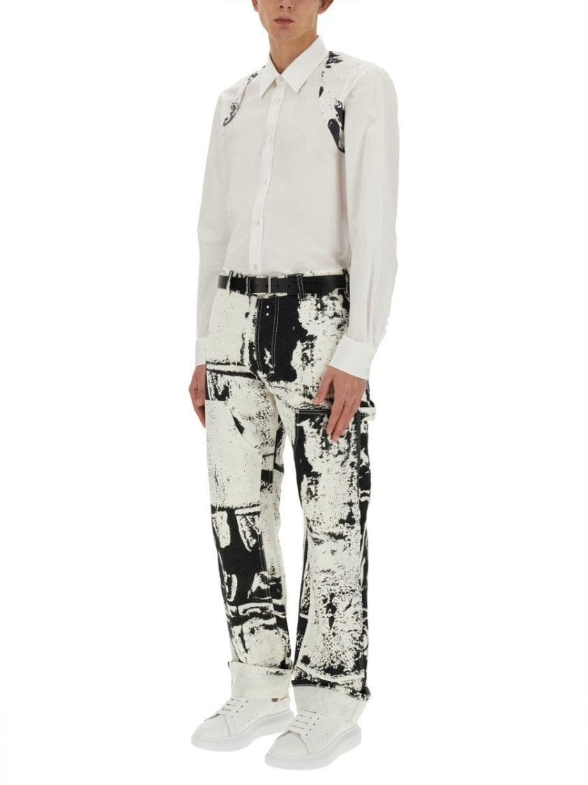 Alexander Mcqueen Fold Harness Shirt