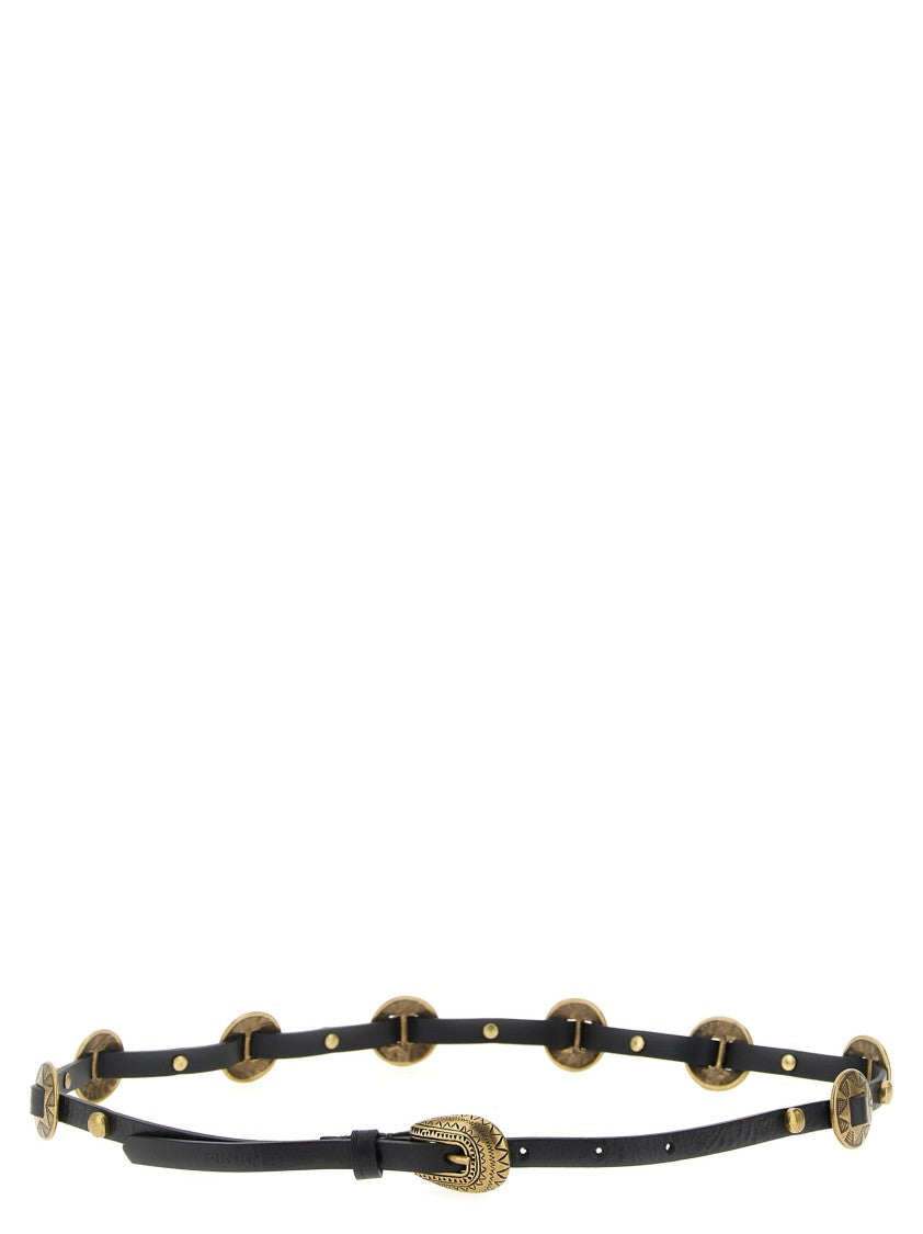 Pinko Engraved Plaque Belt