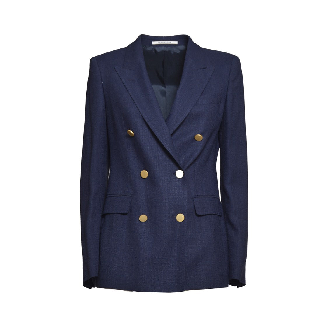 Tagliatore Paris Double-Breasted Jacket In Blue Cotton