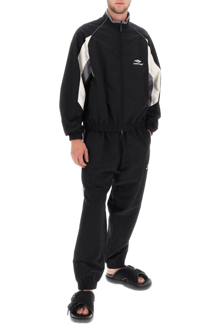 Balenciaga Sporty Black 3B Icon Track Jacket