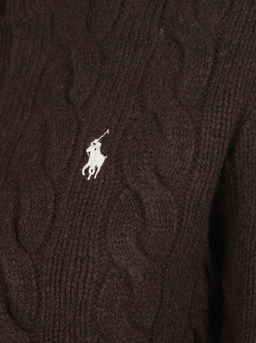 Polo Ralph Lauren Italian Wool And Cashmere Cable-Knit Cardigan