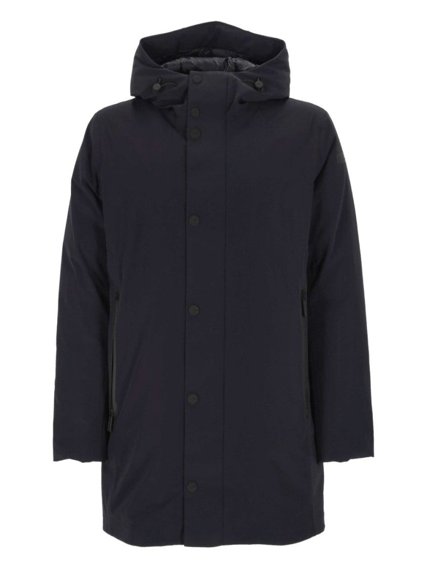 Rrd Classic Blue Jacket With Zipper And Stand-Up Collar