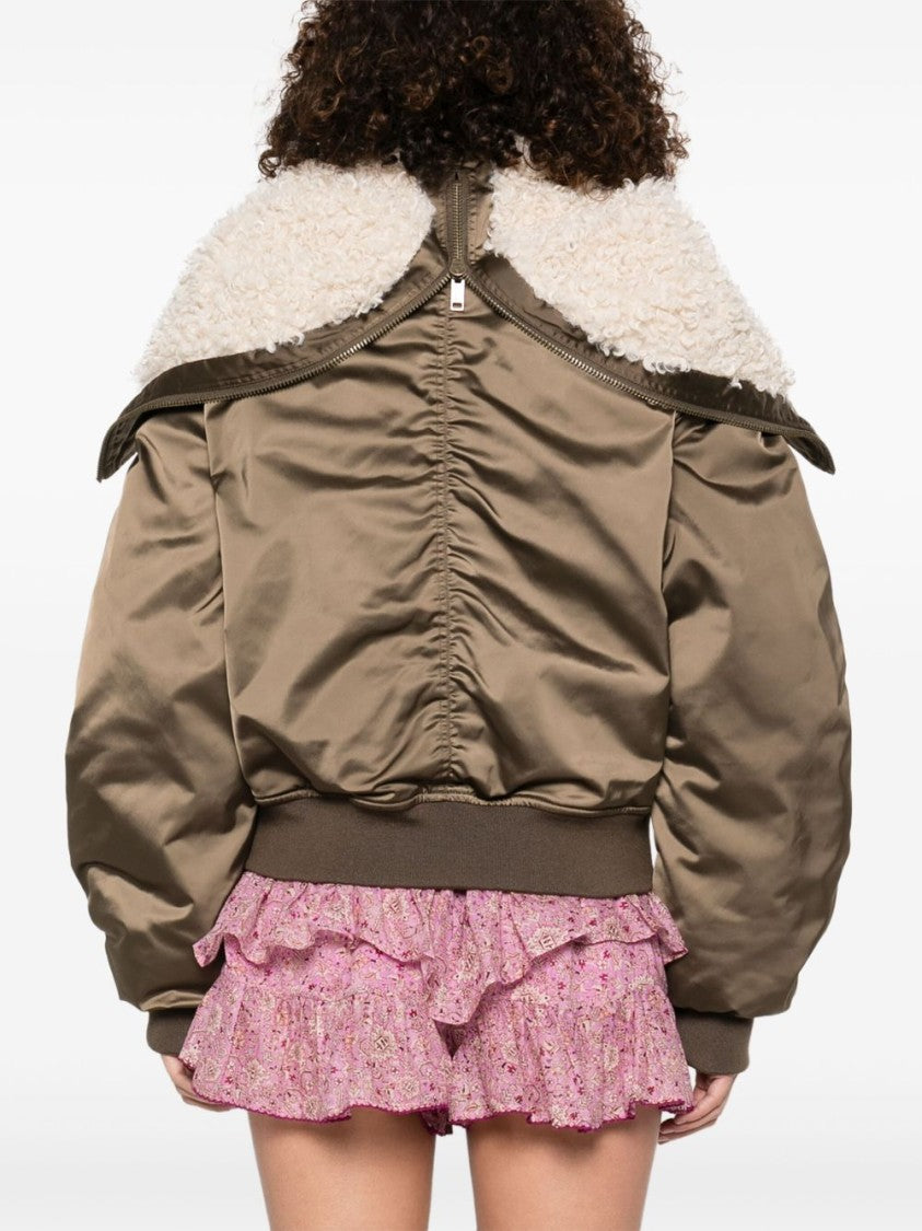 Isabel Marant Étoile Cropped Olive Kaki Jacket