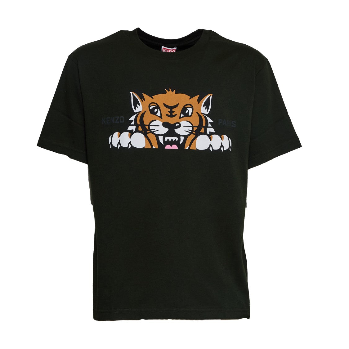 Kenzo Stampa Happy Tiger Oversize T-Shirt