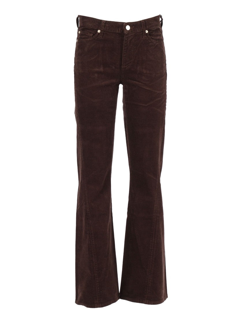7 For All Mankind Coffee Bean Twisted Dojo Tailorless Corduroy
