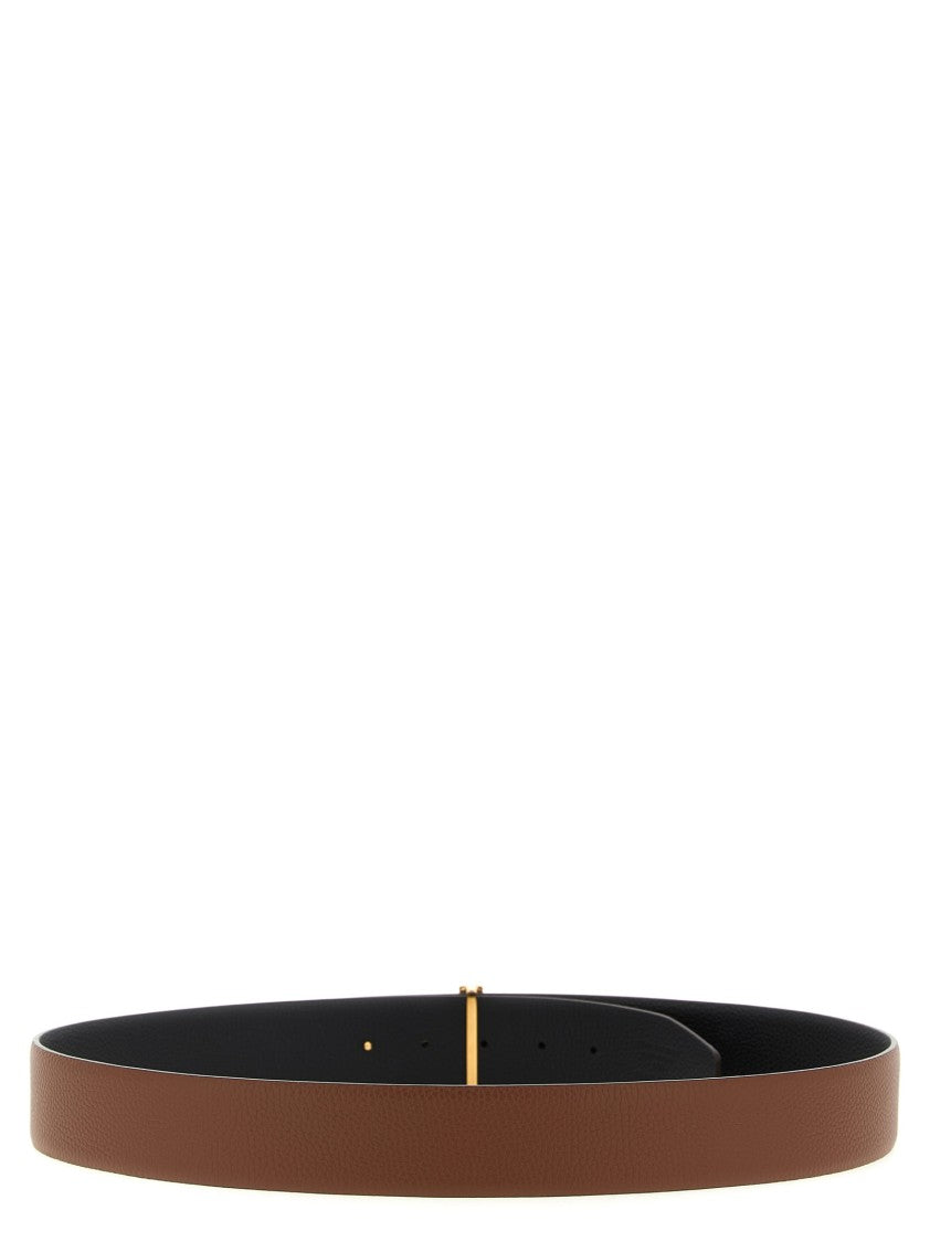 Tom Ford Logo Buckle Reversible Belt