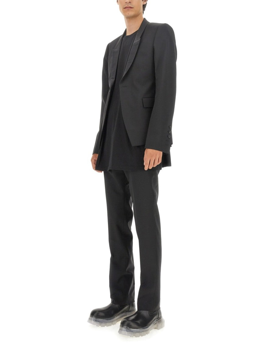 Rick Owens Single-Breasted Tailored Jacket