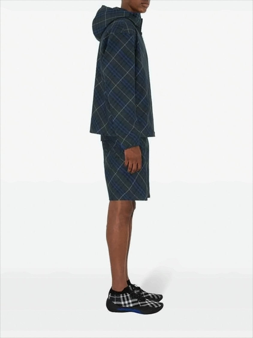 Burberry Classic Plaid Hooded Jacket